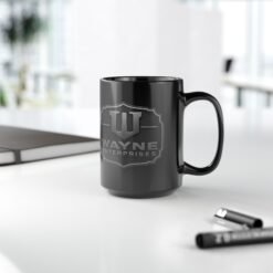 Wayne Enterprises – Black 11oz or 15oz Mug – Gotham’s Finest Fuel Source - Image 10