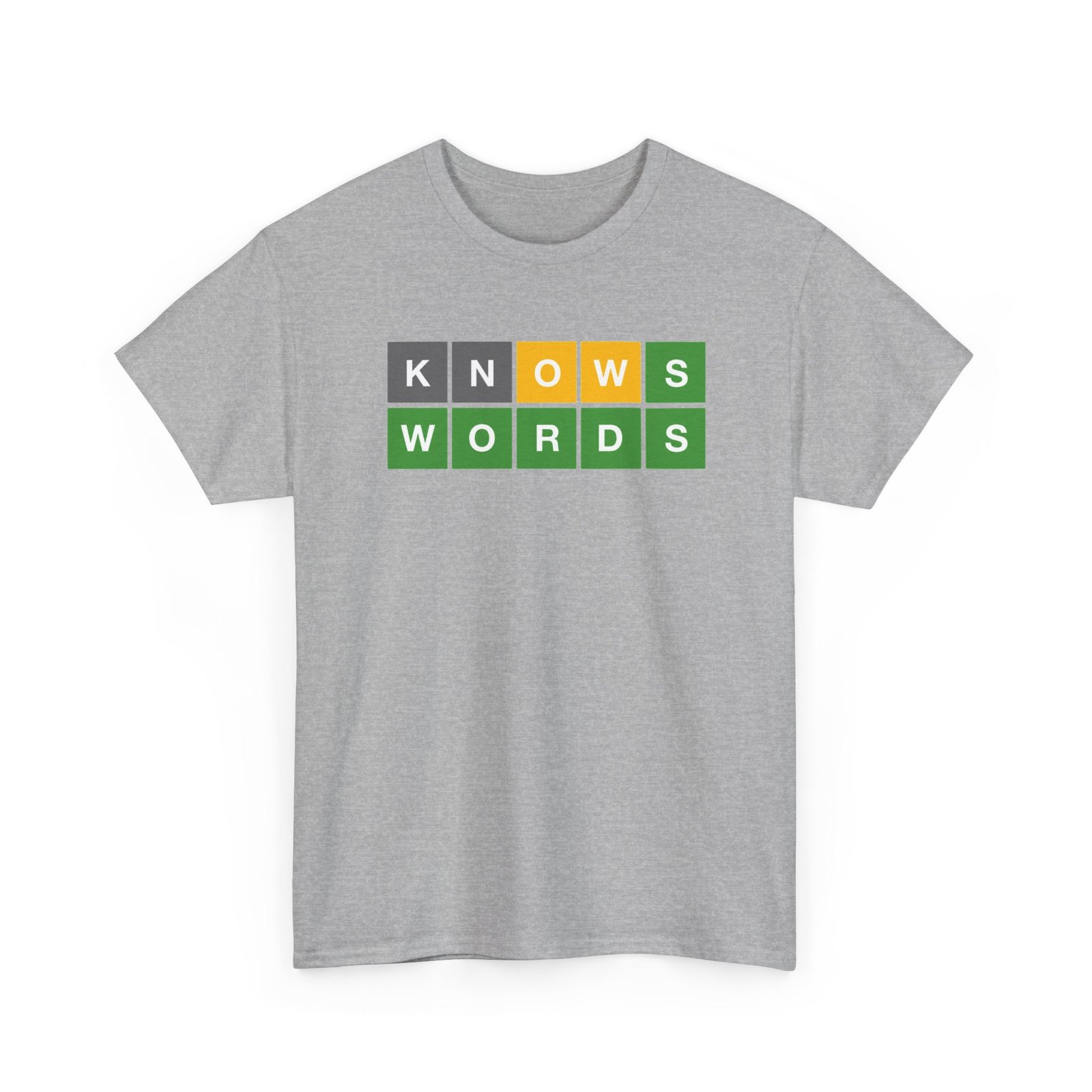 KNOWS WORDS - Unisex T-Shirt – Funny Word Puzzle, Vocabulary and Word Nerd - Image 13