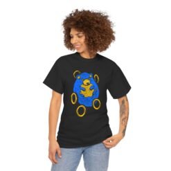 Blue Hedgehog and Golden Rings Unisex T-Shirt – Retro Gaming and Arcade - Image 6