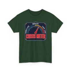 Midlife Crisis Meter – Unisex T-Shirt – Approaching the Red Zone - Image 20