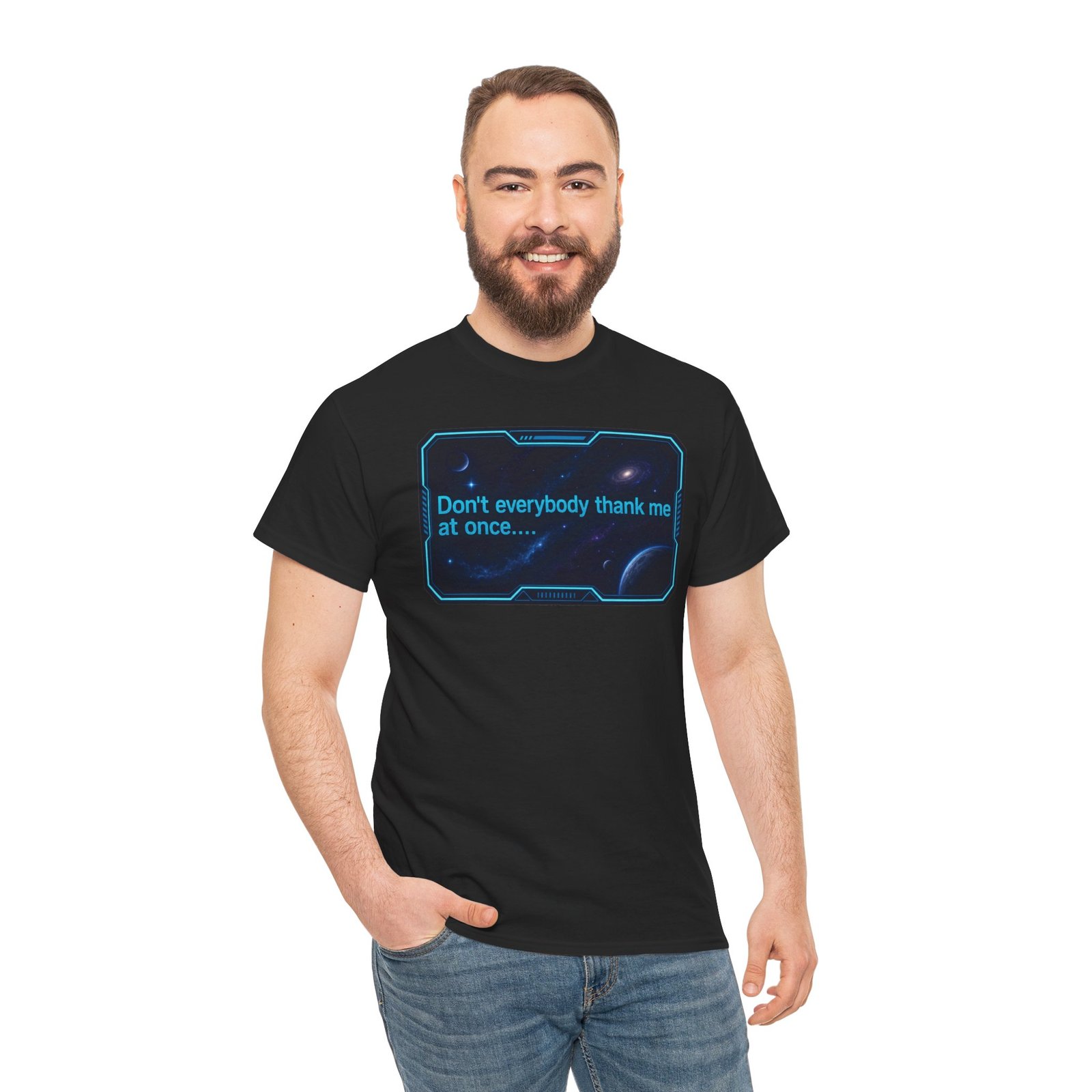 Don’t Everybody Thank Me at Once – Unisex T-Shirt – Modesty Not Included - Image 6