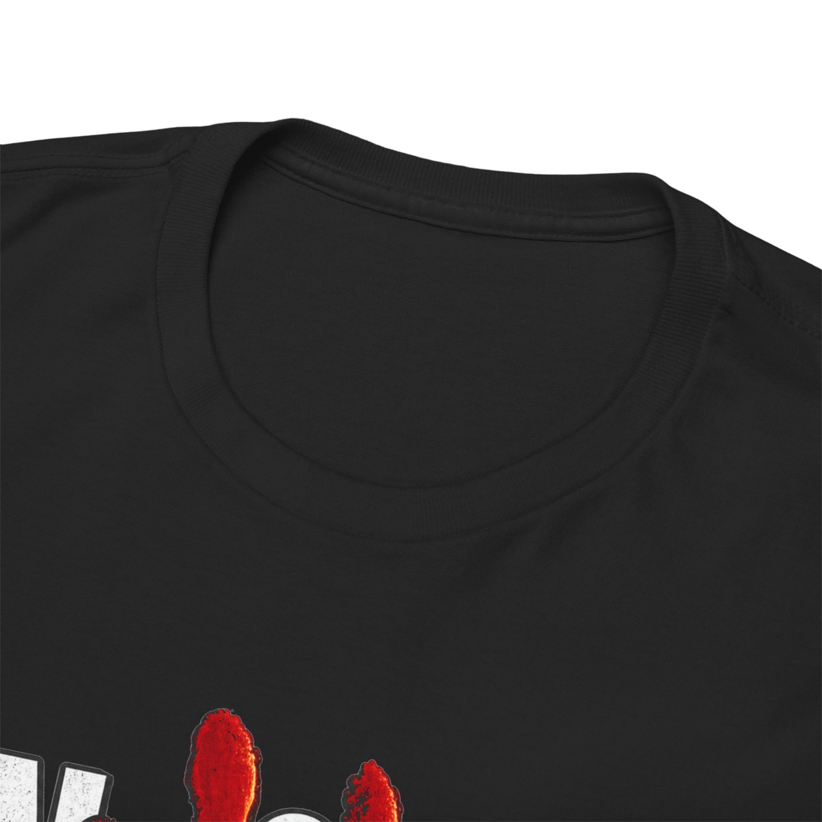 FN-2187 Red Handprint - Unisex T-Shirt – Battle-Worn Sci-Fi Number - Image 5