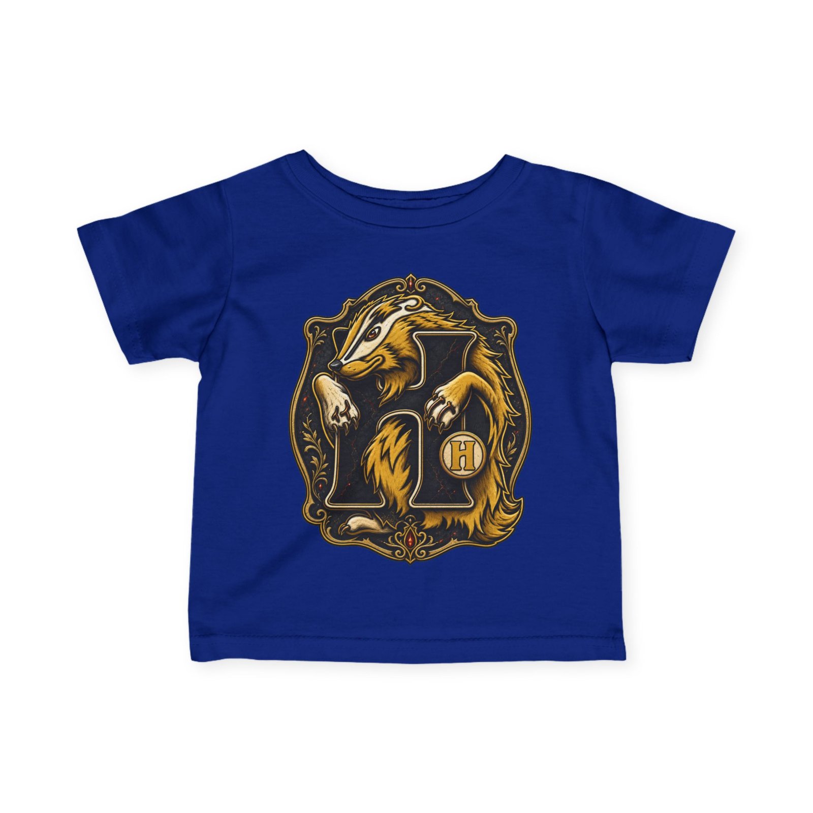 House of Badger – Toddler T-Shirt – Little Wizard, Big House Pride - Image 7