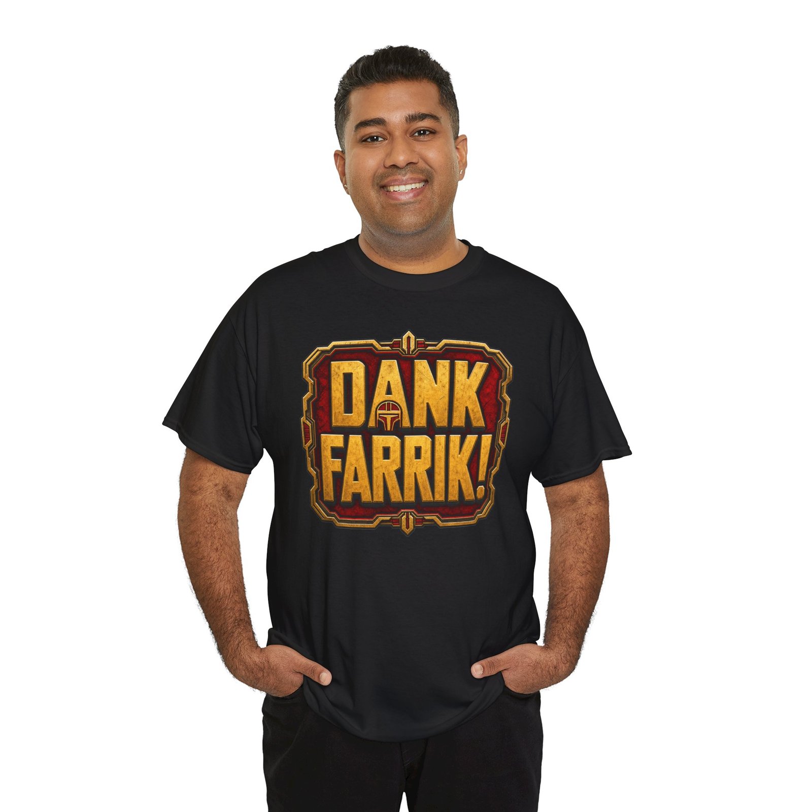 DANK FARRIK! – Unisex T-Shirt – Galactic Frustration, Mandalorian Style - Image 10