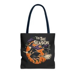 Season of the Witch - Tote Bag – Halloween Witch & Black Cat - Image 53