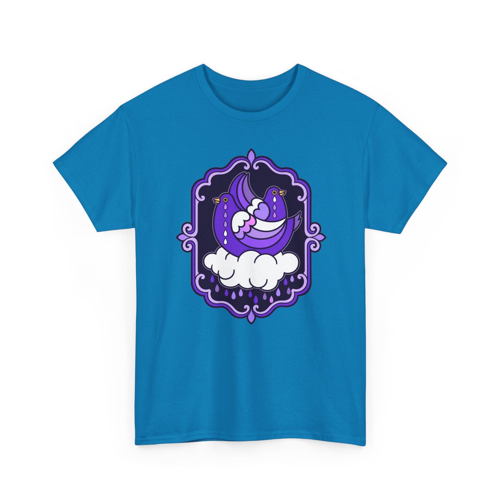Purple Doves Crying – Unisex T-Shirt – Some Feelings Need No Explanation - Image 24