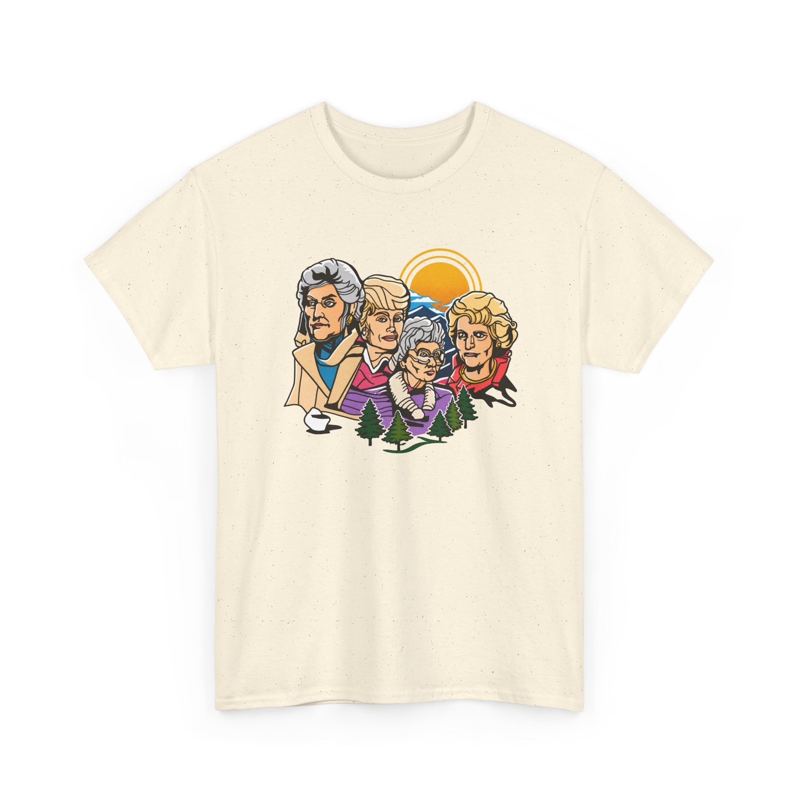 Mount Goldmore - Unisex T-Shirt – Golden Girls Mount Rushmore Parody and Classic TV