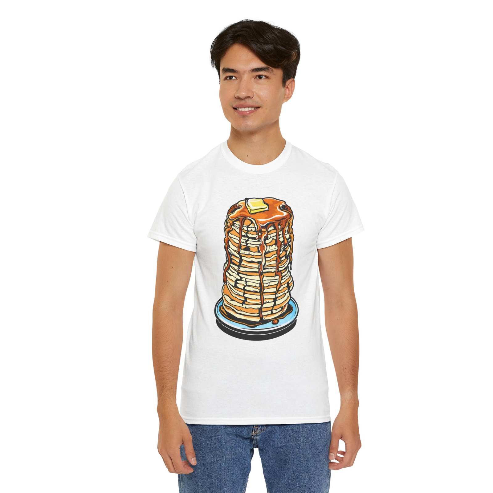 Pancake Tower – Unisex T-Shirt – Stack ’Em High - Image 6