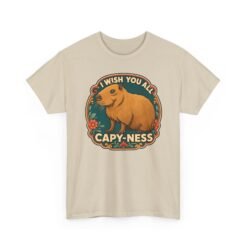 I Wish You All Capy-ness – Unisex T-Shirt – Maximum Chill, Maximum Cute - Image 25