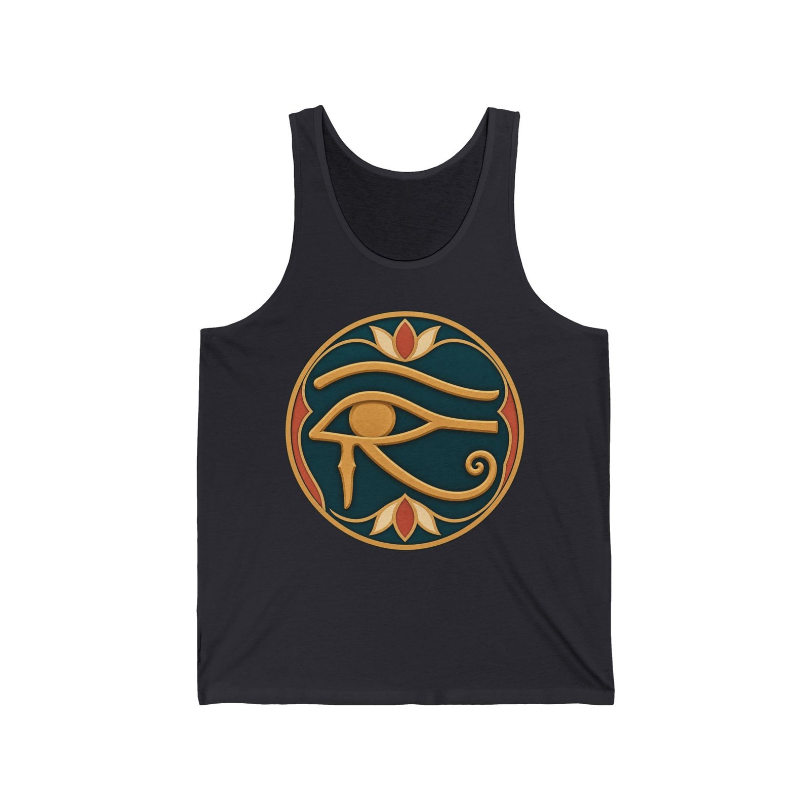 Eye of Horus - Unisex Jersey Tank Top – Ancient Symbol, Modern Comfort - Image 5