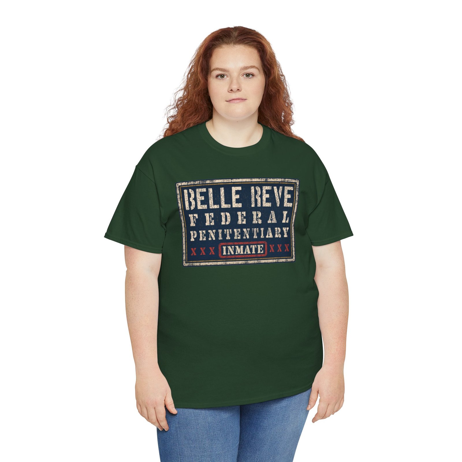 Belle Reve Federal Penitentiary Inmate – Unisex T-Shirt – Villainous Vibes - Image 9