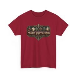 Choose Your Weapon - Unisex T-Shirt – Roll with Style