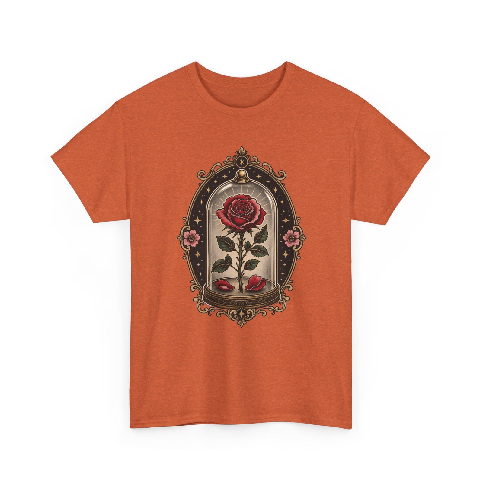 Enchanted Rose - Unisex T-Shirt – Timeless Beauty, Captured in Glass - Image 22