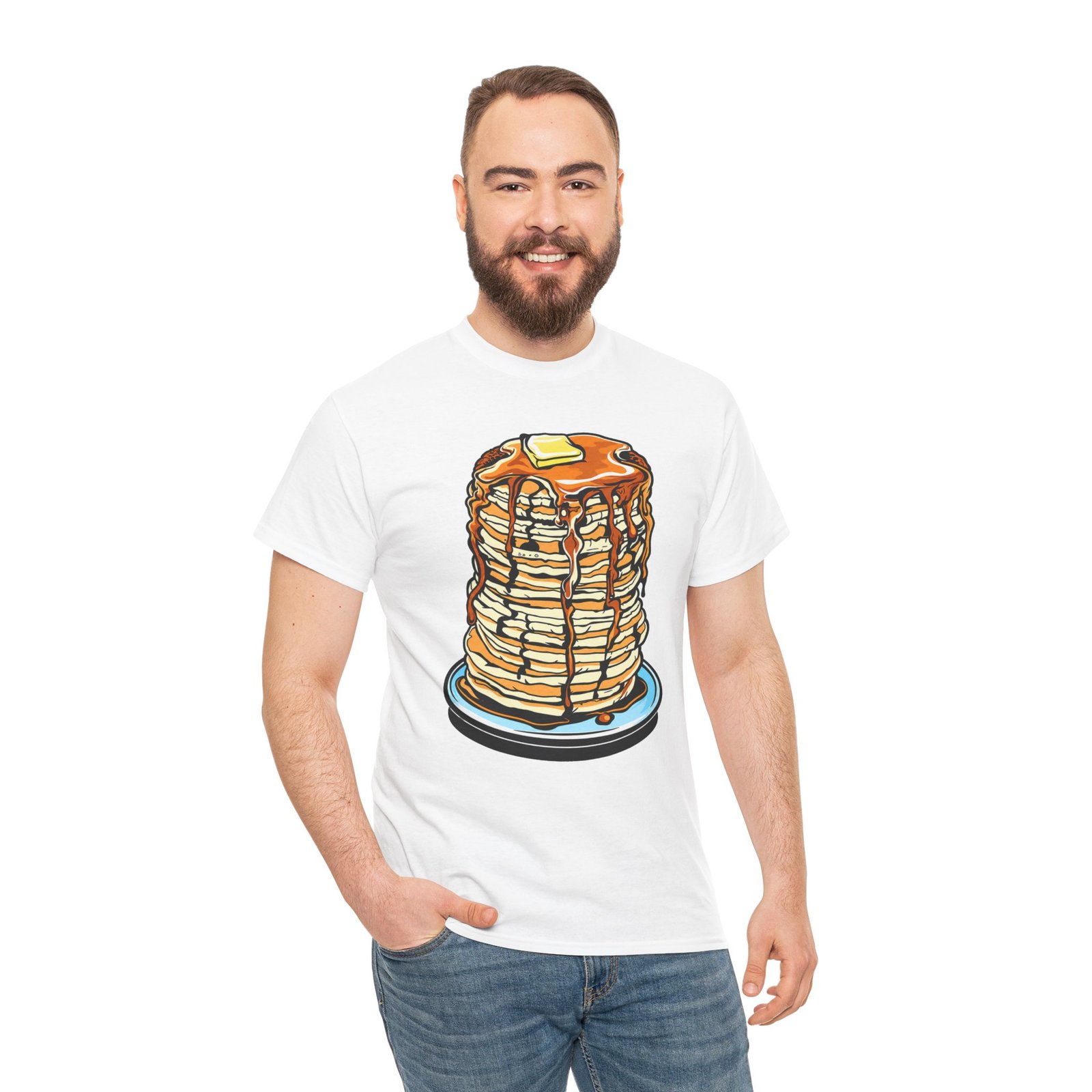 Pancake Tower – Unisex T-Shirt – Stack ’Em High - Image 2