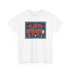 LIFE Hearts - Unisex T-Shirt – 8-Bit Health