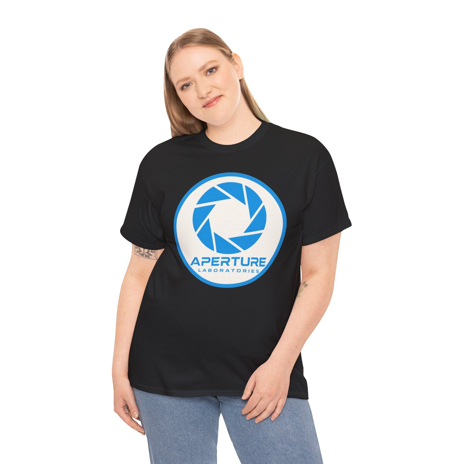 Aperture Science – Unisex T-Shirt – Science. Testing. Questionable Ethics. - Image 3