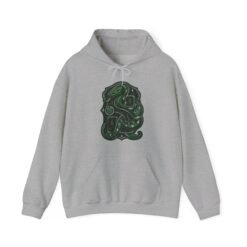 House of Snake – Unisex Heavy Blend Hoodie – Cozy Wizarding School Ambition - Image 12