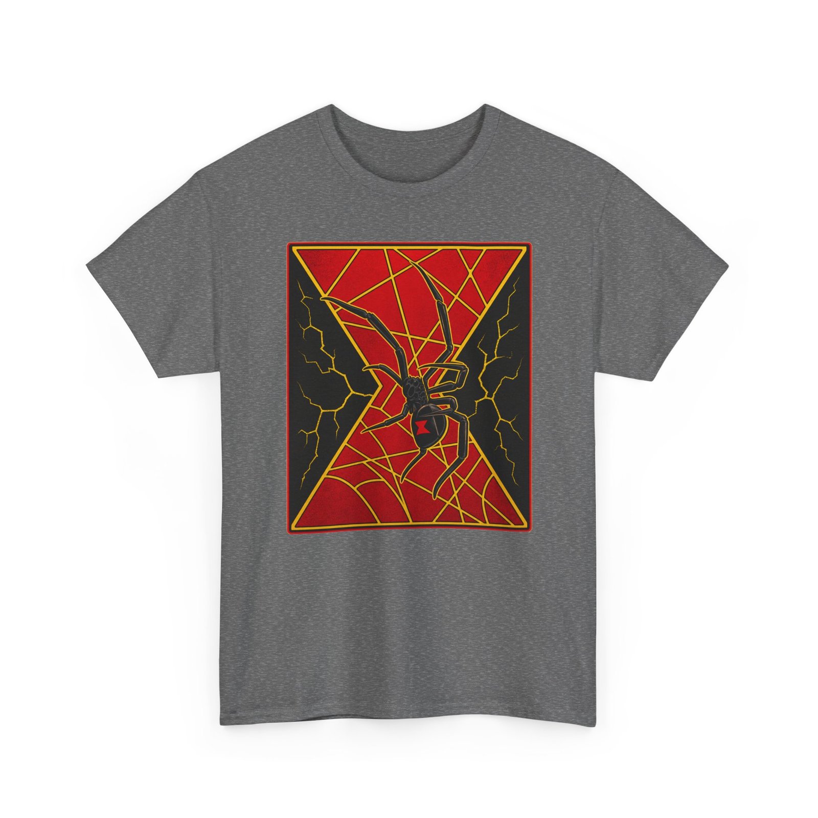 Black Widow – Unisex T-Shirt – Deadly Icon, Comic Book Style - Image 20
