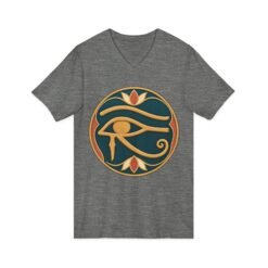 Eye of Horus - Unisex V-Neck T-Shirt – Ancient Symbol, Modern Edge - Image 7