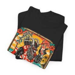 Alternative view of Krampus Island – Unisex T-Shirt – Naughty List, Meet Paradise
