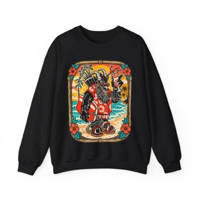 Krampus Island – Unisex Sweatshirt – Naughty Never Looked So Chill