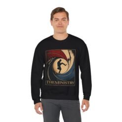 Licensed to Walk Silly - Unisex Sweatshirt – Monty Python Ministry of Silly Walks 007 Mashup - Image 4