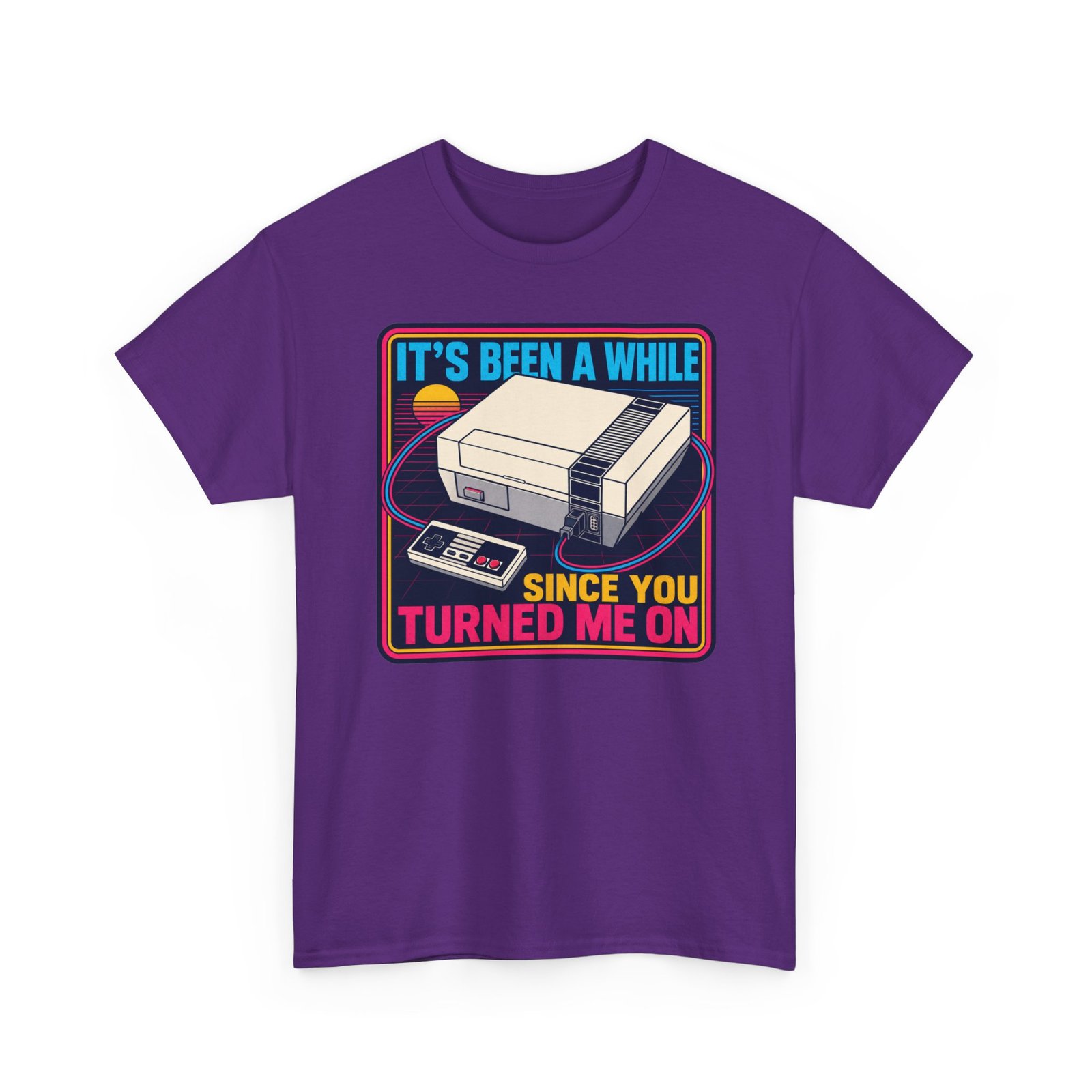 It’s Been a While Since You Turned Me On – Unisex T-Shirt – Retro Gamer Humor - Image 26