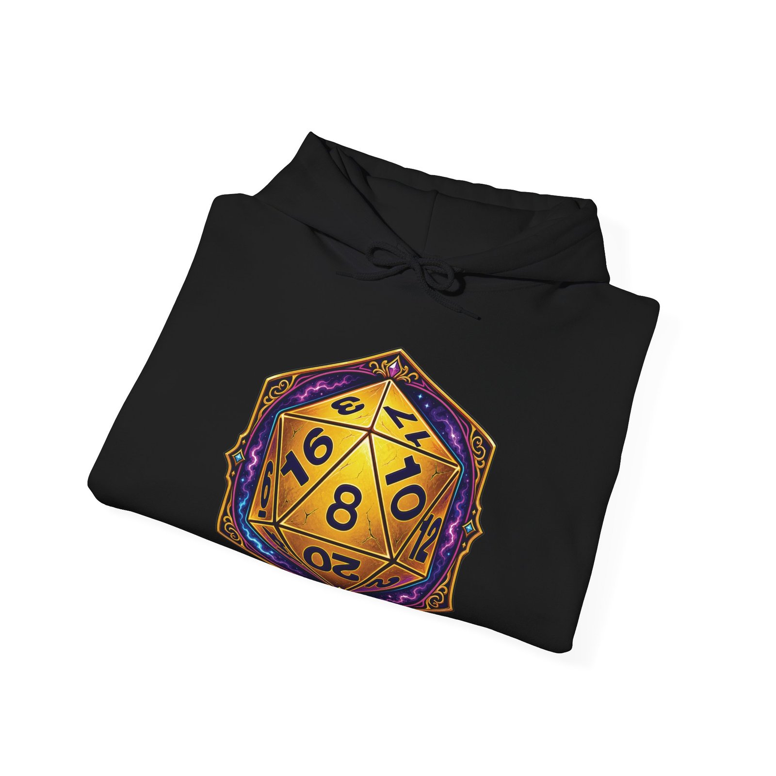 20-Sided Dice – Unisex Hoodie – Roll for Style - Image 4