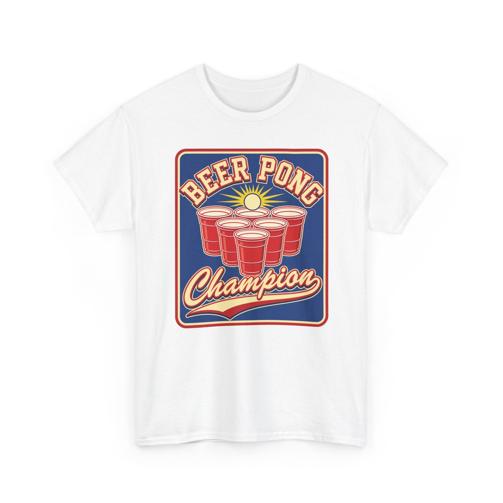 Beer Pong Champion – Unisex T-Shirt – Raise Your Cup to Victory
