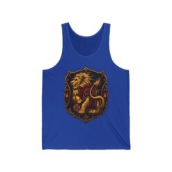 House of Lion – Unisex Jersey Tank Top – Cool Wizarding School Style for Brave Hearts - Image 8