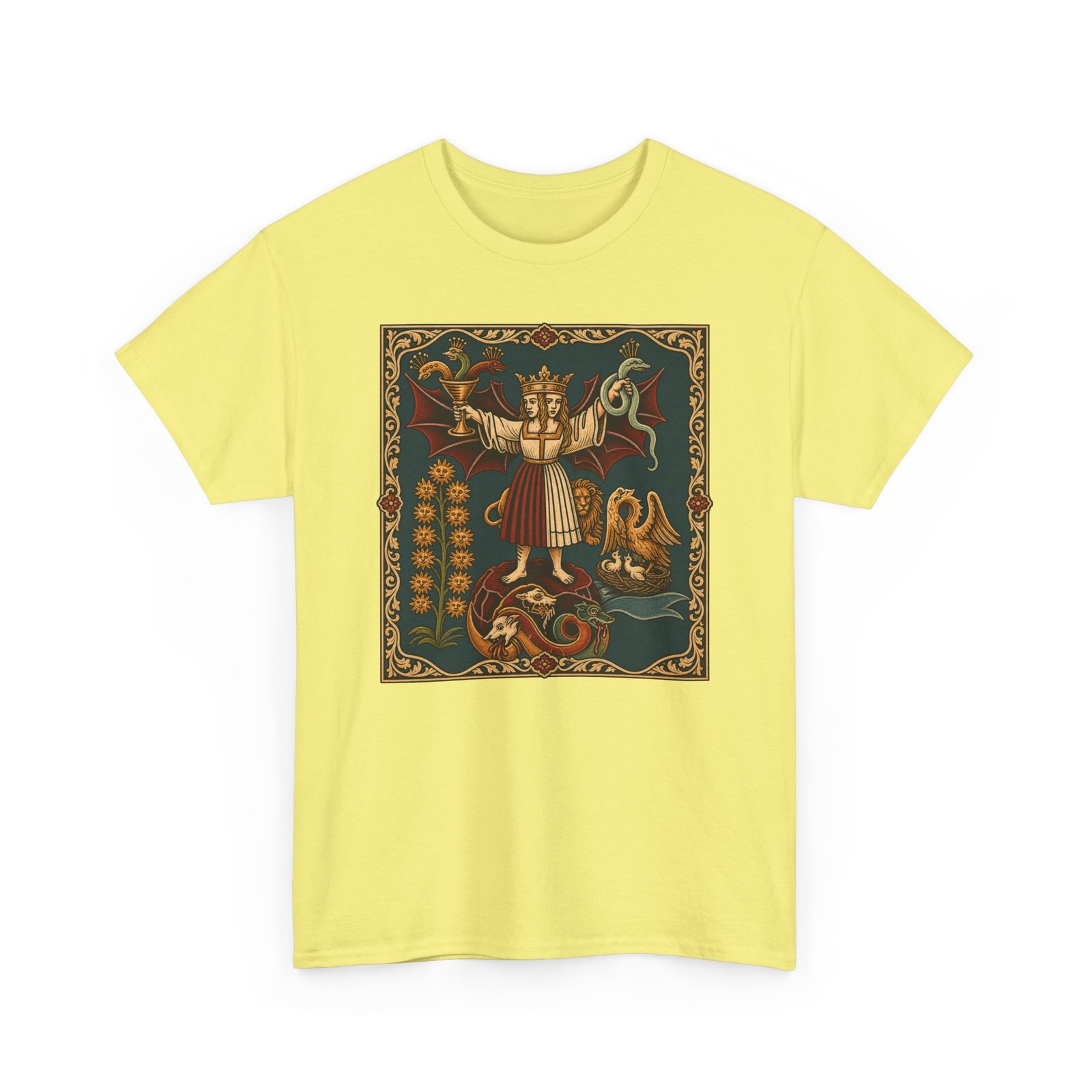 Medieval Alchemy – Unisex T-Shirt – Ancient Symbols & Arcane Knowledge - Image 15