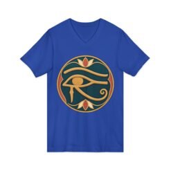 Eye of Horus - Unisex V-Neck T-Shirt – Ancient Symbol, Modern Edge - Image 8