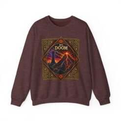 Mount Doom and Eye of Sauron – Unisex Sweatshirt – Dark Middle-earth Style - Image 13