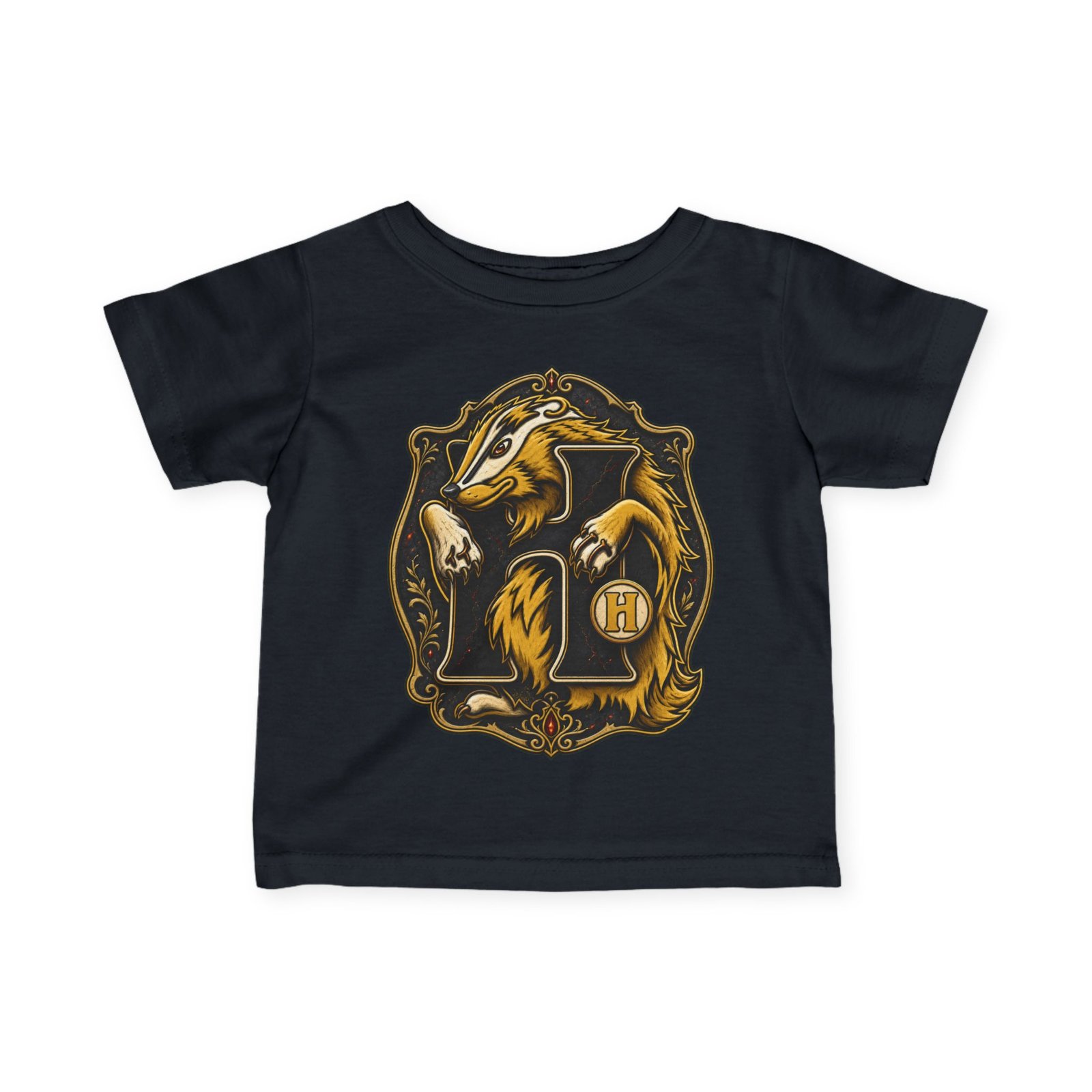 House of Badger – Toddler T-Shirt – Little Wizard, Big House Pride - Image 8