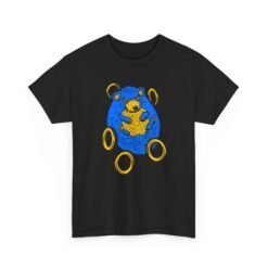 Blue Hedgehog & Golden Rings – Unisex T-Shirt – Gotta Collect ’Em All