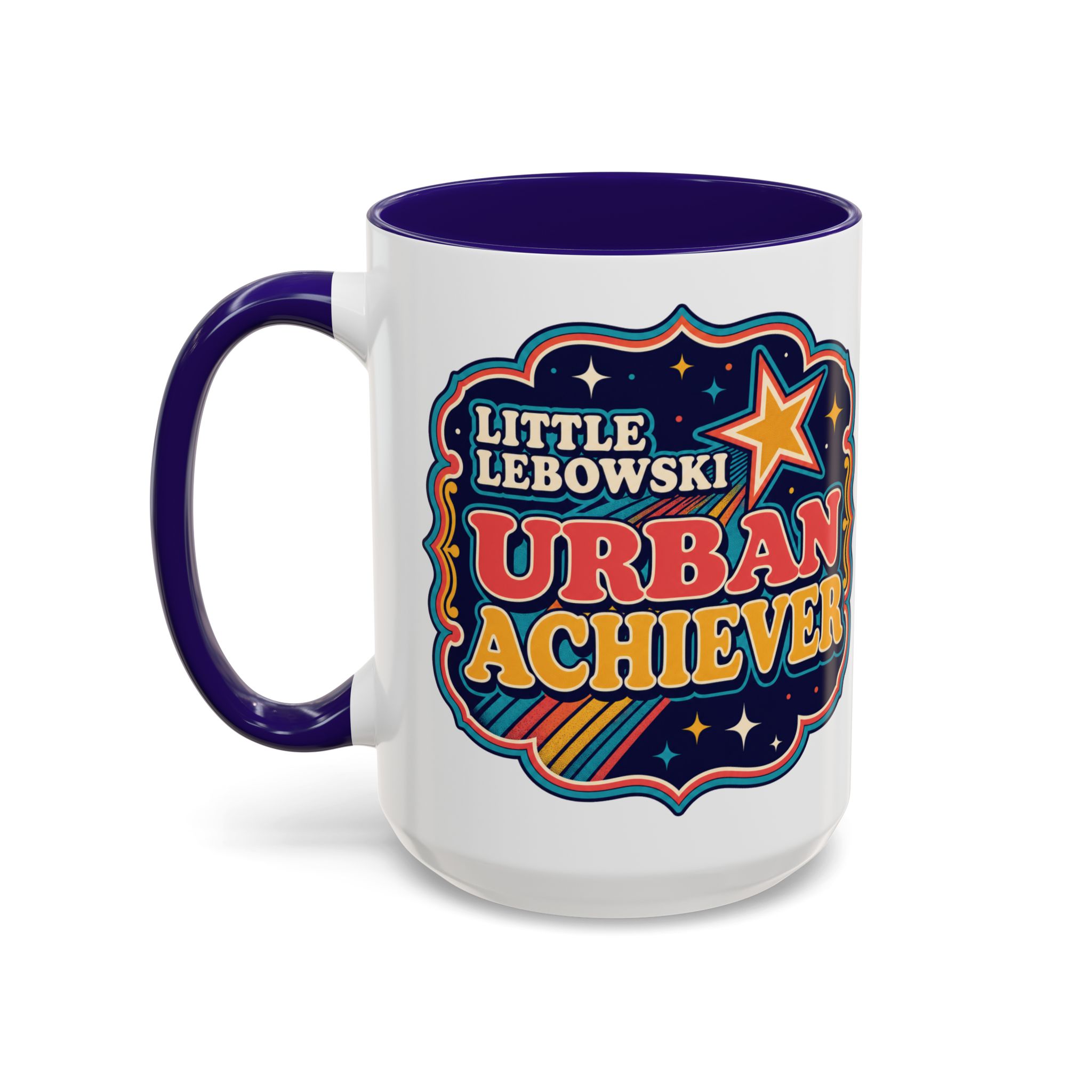 Little Lebowski Urban Achiever – Accent Color Mug – Modest Goals, Strong Coffee - Image 28