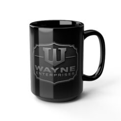Wayne Enterprises – Black 11oz or 15oz Mug – Gotham’s Finest Fuel Source - Image 8