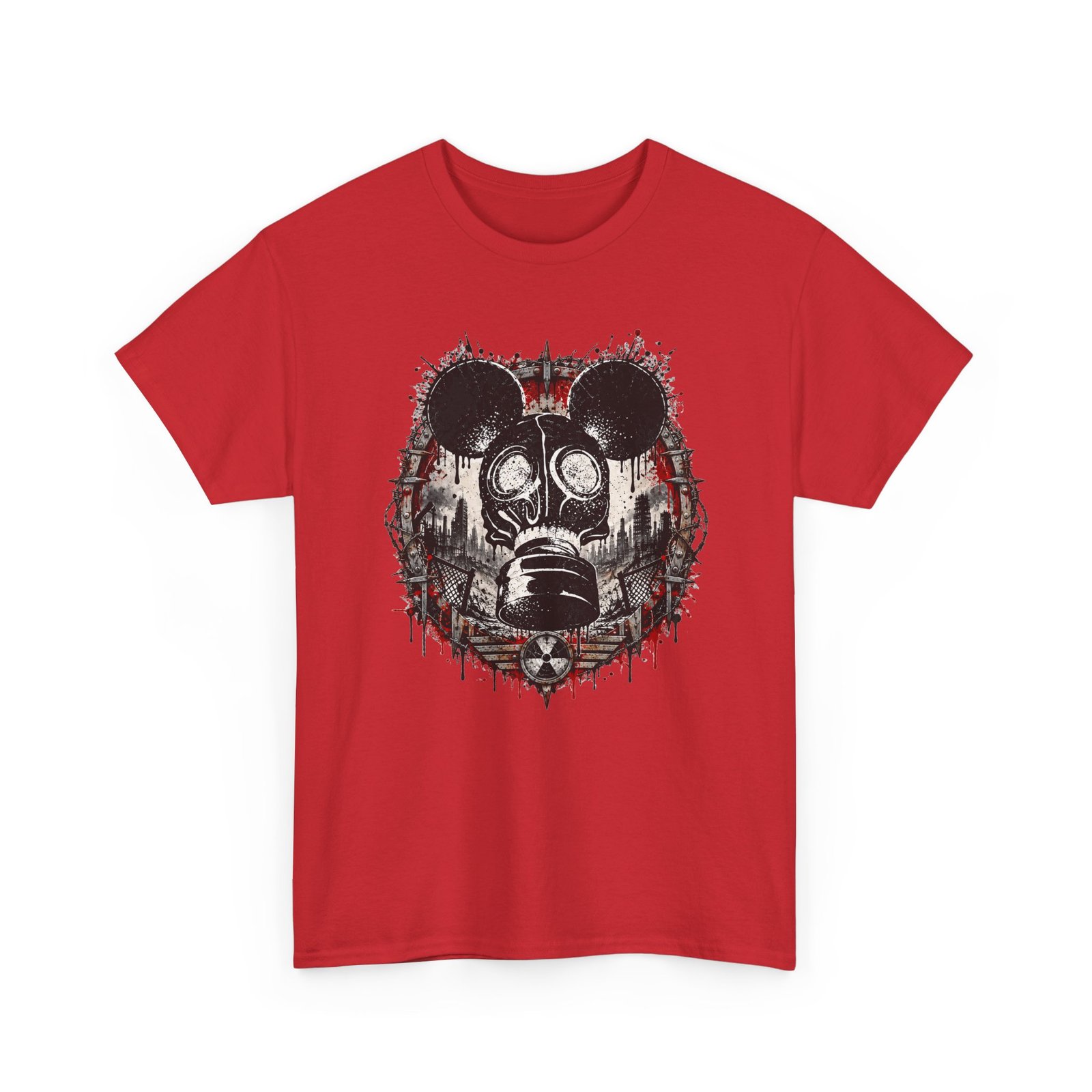 Gas Mask Mouse - Unisex T-Shirt – Cute, Creepy and Ready for Anything - Image 25