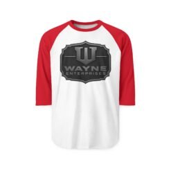 Wayne Enterprises – Unisex 3/4 Sleeve Raglan T-Shirt – Gotham Employee Edition - Image 12