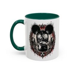 Gas Mask Mouse - Color Accent Mug – Sip with a Side of Strange - Image 10