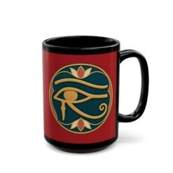 Eye of Horus - Black Mug – Ancient Protection - Image 7