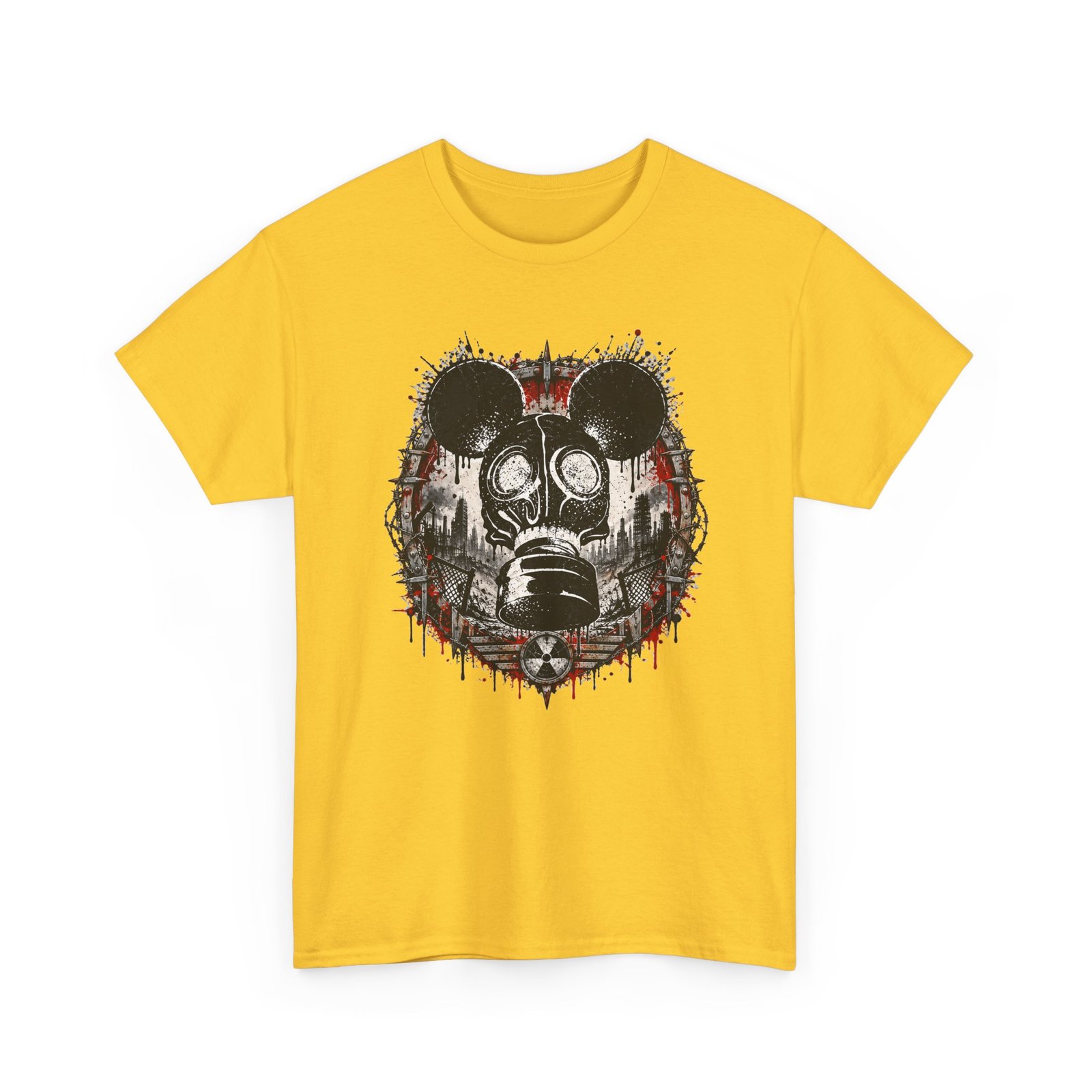 Gas Mask Mouse - Unisex T-Shirt – Cute, Creepy and Ready for Anything - Image 22