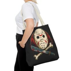 Jason Voorhees Jolly Roger - Tote Bag – Friday the 13th Horror - Image 48