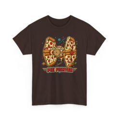 Pie Fighter - Unisex T-Shirt – Funny Pizza Space Fighter and Sci-Fi - Image 22