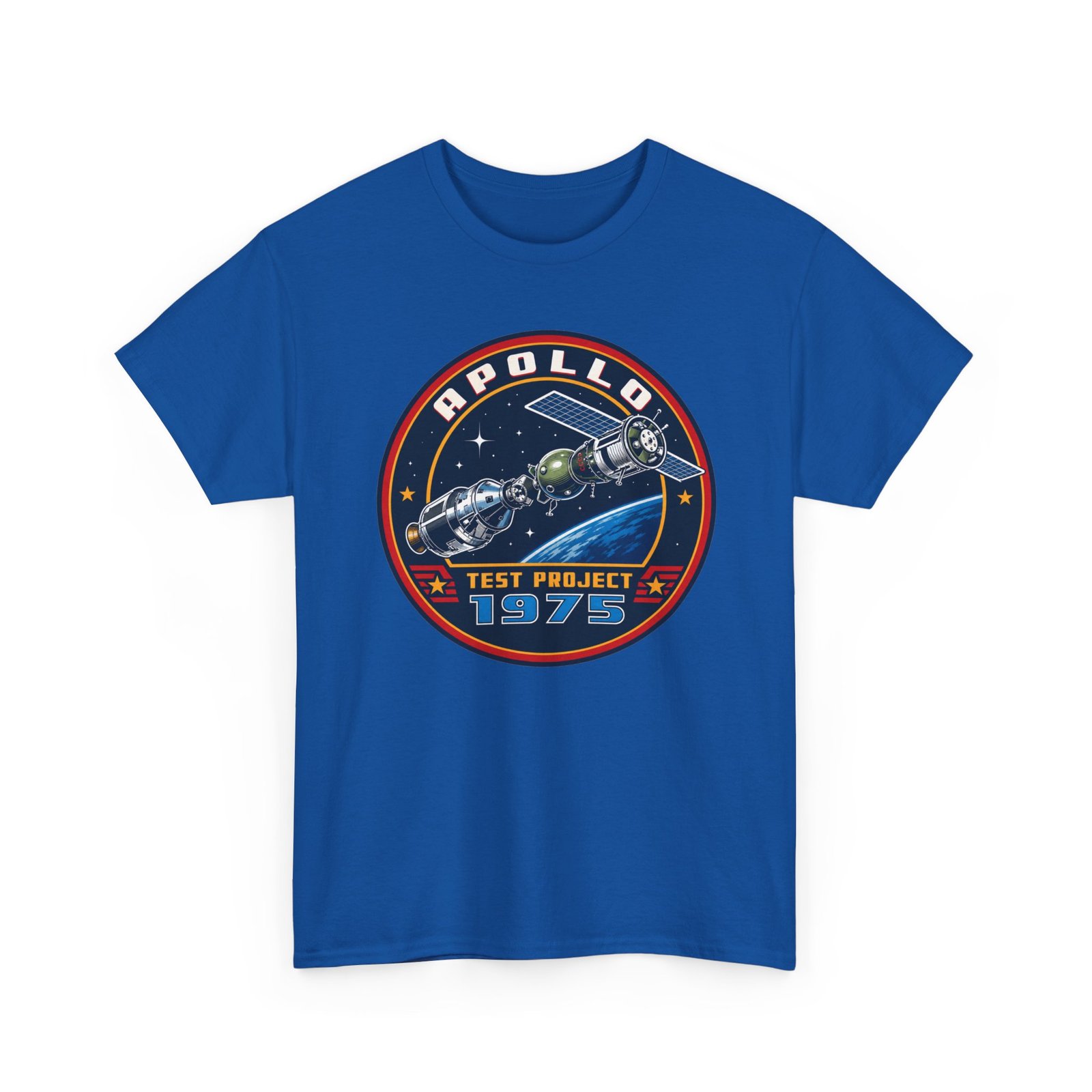 Apollo–Soyuz Test Project 1975 – Unisex T-Shirt – The Handshake in Space - Image 19