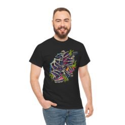 Guitar Bat Attack – Unisex T-Shirt – Heavy Metal Horror – Eddie Munson Tribute - Image 7