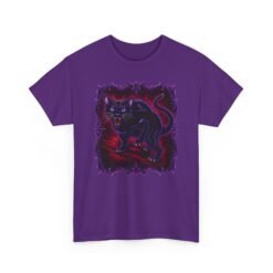 Hissing Black Cat – Unisex T-Shirt – Fierce, Feline and Full of Attitude - Image 24