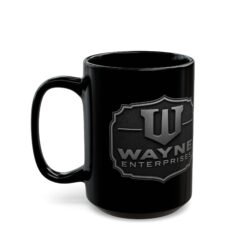 Wayne Enterprises – Black 11oz or 15oz Mug – Gotham’s Finest Fuel Source - Image 6