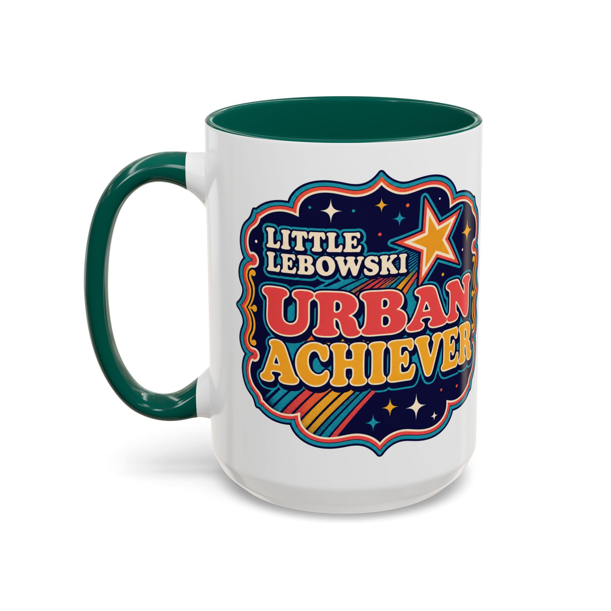 Little Lebowski Urban Achiever – Accent Color Mug – Modest Goals, Strong Coffee - Image 32