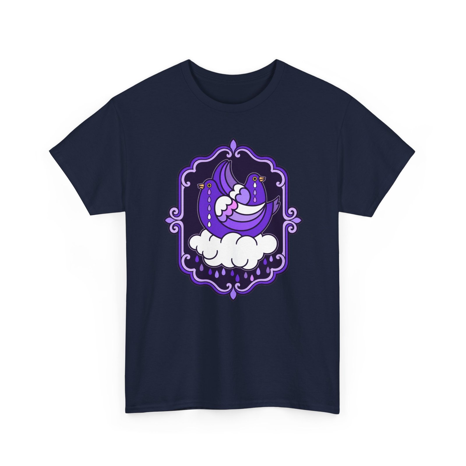 Purple Doves Crying – Unisex T-Shirt – Some Feelings Need No Explanation - Image 26